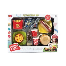  Food Fun Cutlery Fast Food Set 