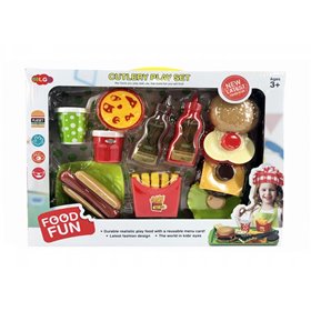  Food Fun Cutlery Burger Set 