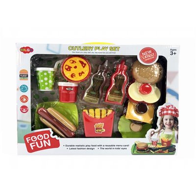  Food Fun Cutlery Burger Set 