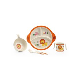 Bamboo Kids Σετ Φαγητού 5Τεμ Σε 3 Σχέδια   Bamboo Kids Σετ Φαγητού 5Τεμ Σε 3 Σχέδια