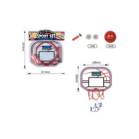  Μπασκέτα Με Ταμπλό 28X22εκ Και Μπαλίτσα 