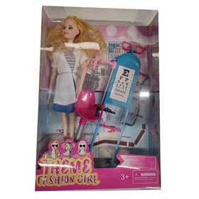 OEM Theme Fashion Doll Κούκλα Μανεκέν Οφθαλμίατρος 