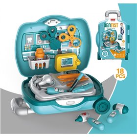  Trolley Βαλιτσάκι Με Σετ Οδοντιάτρου 