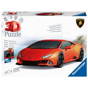 Ravensburger 3D Puzzle 108 Τεμ. Lamborghini Huracan  Ravensburger 3D Puzzle 108 Τεμ. Lamborghini Huracan