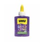 UHU Glitter Glue Purple Bottle 90Gr 88 Ml - Μωβ 