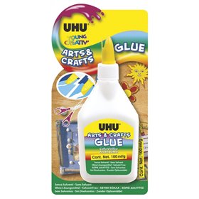 UHU Arts And Crafts Κόλλα Λευκή Kid 100Ml  UHU Arts And Crafts Κόλλα Λευκή Kid 100Ml
