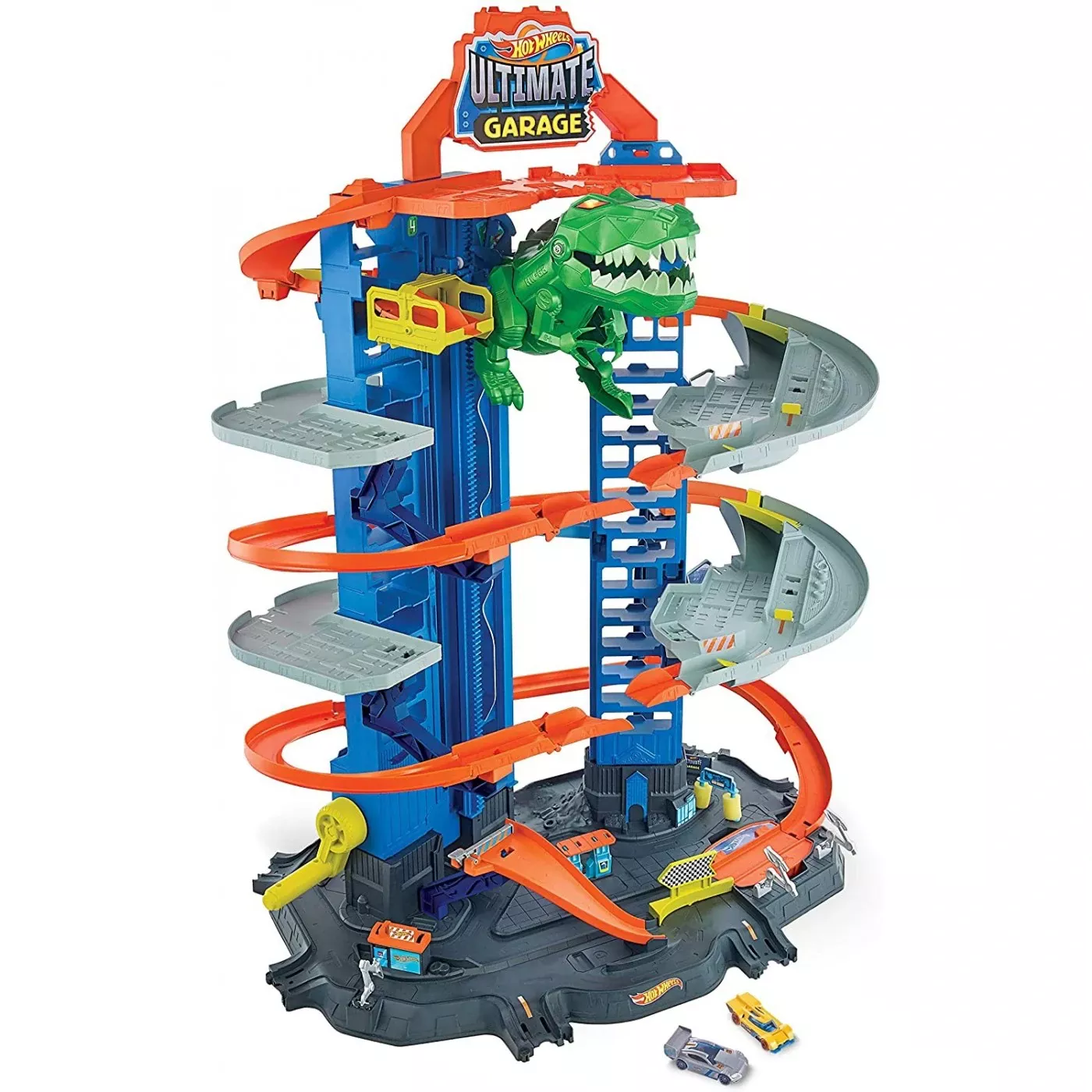 Mattel Hot Wheels Απόλυτο Γκαράζ Με Ρομποδεινόσαυρο 