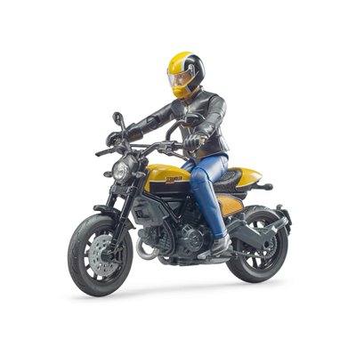 bruder Scrambler Ducati Full Throttle Με Rider Μηχανή Με Αναβάτη 