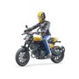 bruder Scrambler Ducati Full Throttle Με Rider Μηχανή Με Αναβάτη 