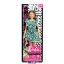 Mattel Barbie Fashionistas Κούκλα Num 149 Με Μακριά Μελαχρινά Μαλλιά Aqua Πουά Φόρεμα 