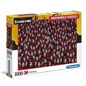 Clementoni Παζλ Impossible Netflix Casa Papel (The Money Heist) 1000 Τμχ 