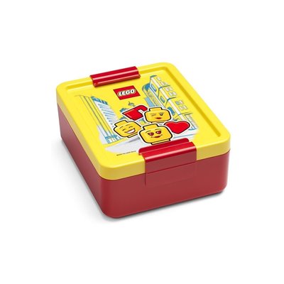LEGO Lunch Box Iconic Girls Φαγητοδοχείο - Κόκκινο 