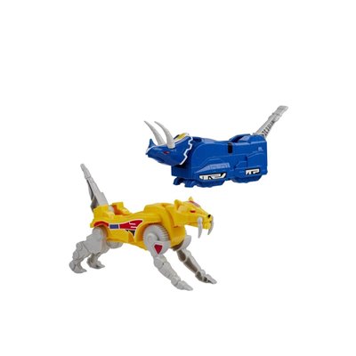 Hasbro Power Rangers Mighty Morphin Triceratops Dinozord And Sabertooth Tiger Dinozord 15 Εκ. 