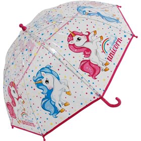 chanos Ομπρέλα Παιδική Μονοκόμματη Απλή Με Άνοιγμα Ασφαλείας 45Cm, Χρωματιστός Σκελετός Fiberglass, Dome Shaped, POE, Unicorn  chanos Ομπρέλα Παιδική Μονοκόμματη Απλή Με Άνοιγμα Ασφαλείας 45Cm, Χρωματιστός Σκελετός Fiberglass, Dome Shaped, POE, Unicorn