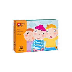 As company Magnet Box Συναισθήματα 42 Εκπαιδευτικοί Χάρτινοι Μαγνήτες Για 3+ Χρονών 