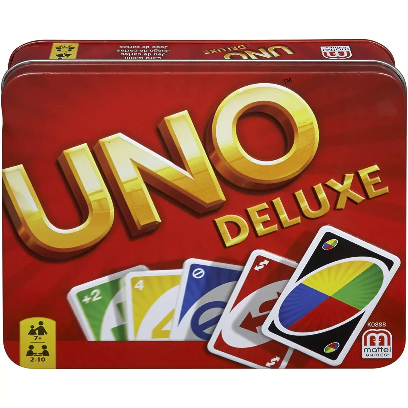 Mattel Uno Deluxe Παιχνίδι Καρτών 