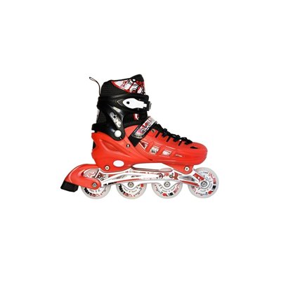 ΑΘΛΟΠΑΙΔΙΑ Αυξομειούμενα Πατίνια 3K Inline Skates 35-38, Κόκκινα 