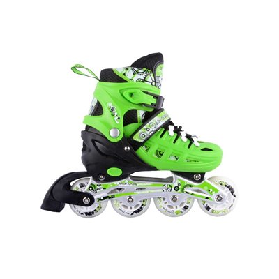 ΑΘΛΟΠΑΙΔΙΑ Αυξομειούμενα Πατίνια 3K Inline Skates 35-38, Πράσινο 