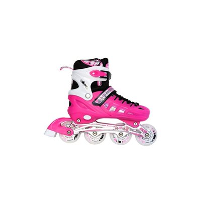 ΑΘΛΟΠΑΙΔΙΑ Αυξομειούμενα Πατίνια 3K Inline Skates 39-42, Ροζ 