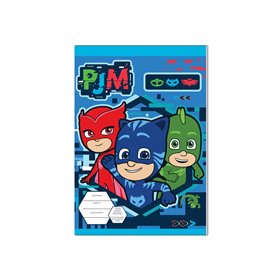Diakakis imports Τετράδιο Καρφίτσα 40 Φύλλα 17Χ24 Εκ. PJ Masks - 2 Σχέδια 