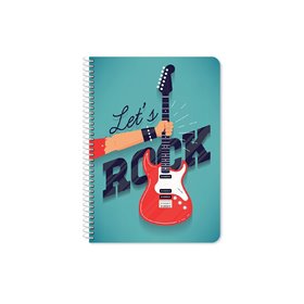 Diakakis imports Τετράδιο Σπιράλ Awesome 17X25εκ. Β5 60Φ. 2 Θεμάτων - 4 Σχέδια 