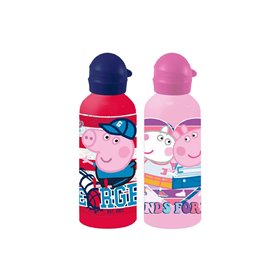 Diakakis imports Παγούρι Αλουμινίου Με Καπάκι Peppa 500Ml - 2 Σχέδια 