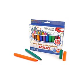 Diakakis imports Μαρκαδόροι Maxi The Littlies 24 Χρώματα  Diakakis imports Μαρκαδόροι Maxi The Littlies 24 Χρώματα