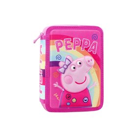 Diakakis imports Κασετίνα Διπλή Γεμάτη Peppa Pig 