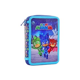 Diakakis imports Κασετίνα Διπλή Γεμάτη PJ Masks 