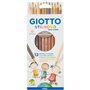 Giotto Stilnovo Skintones Ξυλομπογιές Χρωματιστές 12 Τεμαχίων 