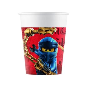 PROCOS Χάρτινα Ποτήρια Lego Ninjago 200Ml 8Τμχ  PROCOS Χάρτινα Ποτήρια Lego Ninjago 200Ml 8Τμχ