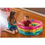 INTEX 3-Ring Baby Ball Pit Φουσκωτή Μπάλα Πισίνα Με 50 Χρωματιστές Μπάλες 86X25cm 