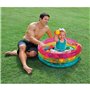 INTEX 3-Ring Baby Ball Pit Φουσκωτή Μπάλα Πισίνα Με 50 Χρωματιστές Μπάλες 86X25cm 