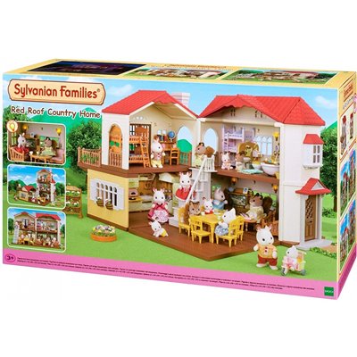 Epoch Sylvanian Families Διώροφο Σπίτι Με Κόκκινα Κεραμύδια 