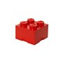 LEGO Τουβλάκι Αποθήκευσης Storage Brick 4 - Κόκκινο 