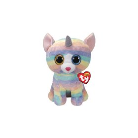 ty Beanie Boos Heather Χνουδωτό Γατούλα Μονόκερος Πολύχρωμη 40Εκ 