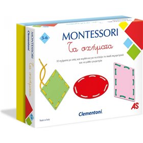 Clementoni Montessori Εκπαιδευτικό Παιχνίδι Τα Σχήματα Για 3-6 Χρονών 