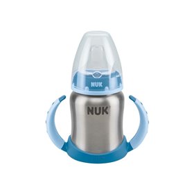 NUK First Choice Plus Learner Cup Ανοξείδωτο Μπιμπερό Εκπαίδευσης 125Ml - 2 Χρώματα  NUK First Choice Plus Learner Cup Ανοξείδωτο Μπιμπερό Εκπαίδευσης 125Ml - 2 Χρώματα