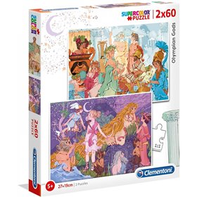 Clementoni Παιδικό Παζλ Color Θεοί Του Ολύμπου 2X60 Τμχ 