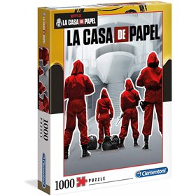 Clementoni Παζλ Netflix Casa Papel (The Money Heist) 1000 Τμχ 