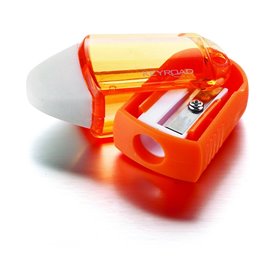 Keyroad Ξύστρα Μονή Με Γόμα Twist - 3 Χρώματα  Keyroad Ξύστρα Μονή Με Γόμα Twist - 3 Χρώματα