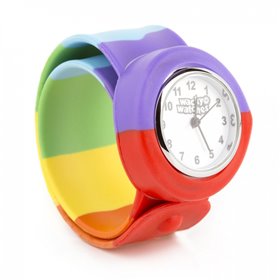 Wacky Watches Παιδικό Ρολόι Με Λουράκι Σιλικόνης Slap Ουράνιο Τόξο  Wacky Watches Παιδικό Ρολόι Με Λουράκι Σιλικόνης Slap Ουράνιο Τόξο