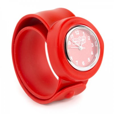 Wacky Watches Παιδικό Ρολόι Με Λουράκι Σιλικόνης Slap Κόκκινο 