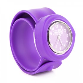 Wacky Watches Παιδικό Ρολόι Με Λουράκι Σιλικόνης Slap Μωβ  Wacky Watches Παιδικό Ρολόι Με Λουράκι Σιλικόνης Slap Μωβ