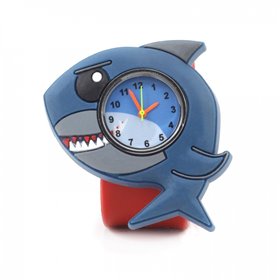Wacky Watches Παιδικό Ρολόι Με Λουράκι Σιλικόνης Slap Καρχαρίας  Wacky Watches Παιδικό Ρολόι Με Λουράκι Σιλικόνης Slap Καρχαρίας