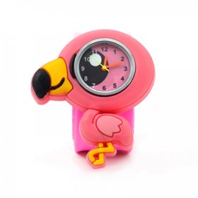 Wacky Watches Παιδικό Ρολόι Με Λουράκι Σιλικόνης Slap Flamingo  Wacky Watches Παιδικό Ρολόι Με Λουράκι Σιλικόνης Slap Flamingo