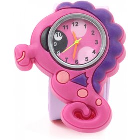 Wacky Watches Παιδικό Ρολόι Με Λουράκι Σιλικόνης Slap Αλογάκι Της Θάλασσας  Wacky Watches Παιδικό Ρολόι Με Λουράκι Σιλικόνης Slap Αλογάκι Της Θάλασσας