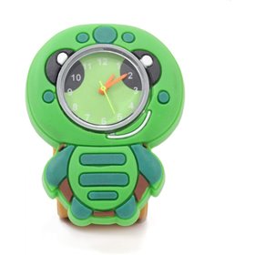 Wacky Watches Παιδικό Ρολόι Με Λουράκι Σιλικόνης Slap Χελώνα  Wacky Watches Παιδικό Ρολόι Με Λουράκι Σιλικόνης Slap Χελώνα