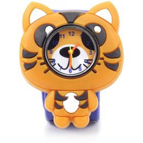 Wacky Watches Παιδικό Ρολόι Με Λουράκι Σιλικόνης Slap Τίγρης  Wacky Watches Παιδικό Ρολόι Με Λουράκι Σιλικόνης Slap Τίγρης