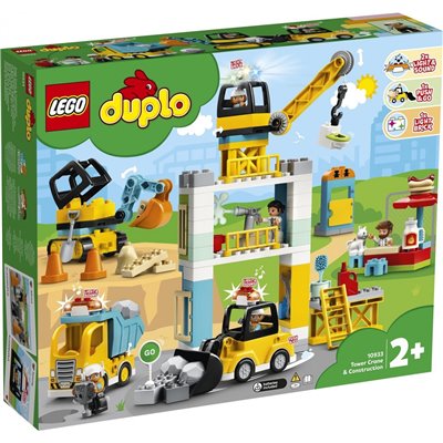 LEGO Duplo Πυργογερανός Και Οικοδομή 